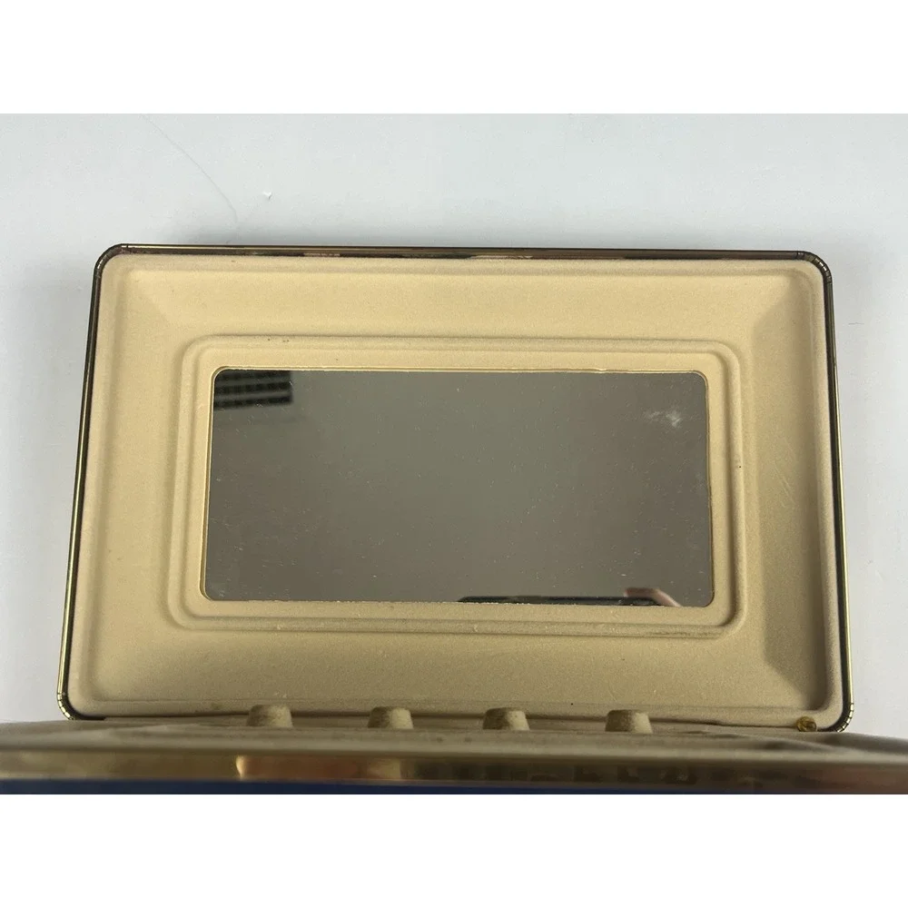 Vintage Floral Jewelry Box Travel Hard Case‎ With Mirror